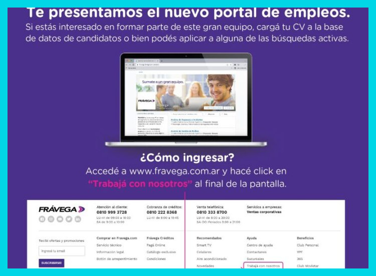 ¿Cuáles son los beneficios de trabajar en Frávega?