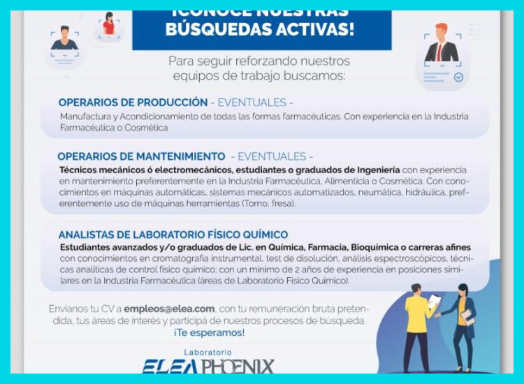 ¿Cuáles son los procesos y canales establecidos por Elea para postular a sus vacantes laborales?