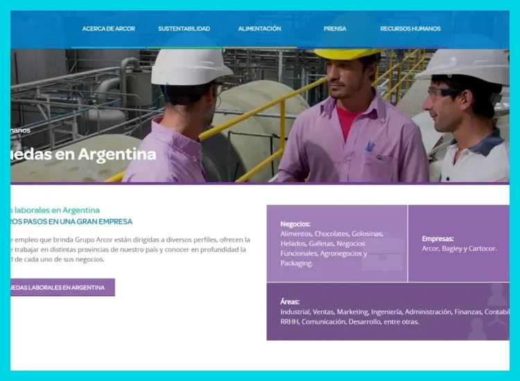 ¿Cuáles son los rangos salariales y la estructura de compensación para los puestos disponibles en Arcor?