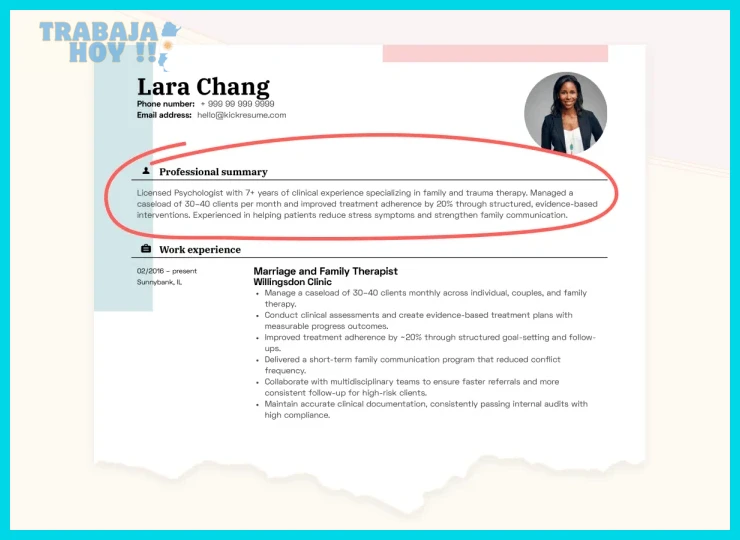 Contar con tu CV base y datos actualizados