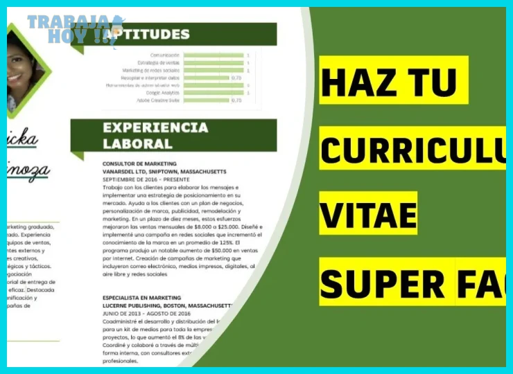 Definición de currículum vitae: documento de presentación profesional