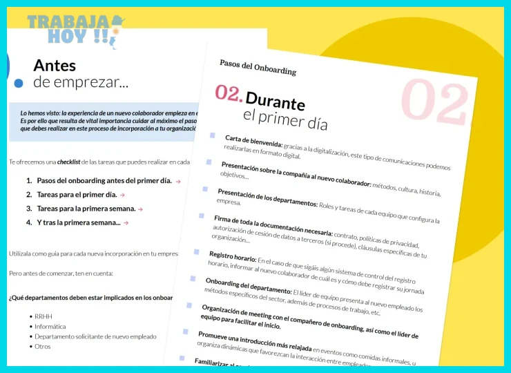 Guía de onboarding para nuevos empleados