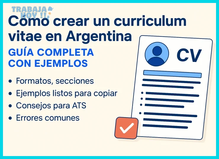 Guía para armar un CV efectivo en Argentina