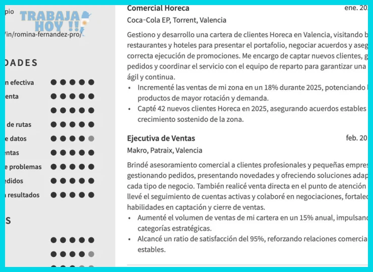 Qué secciones no pueden faltar en un currículum moderno