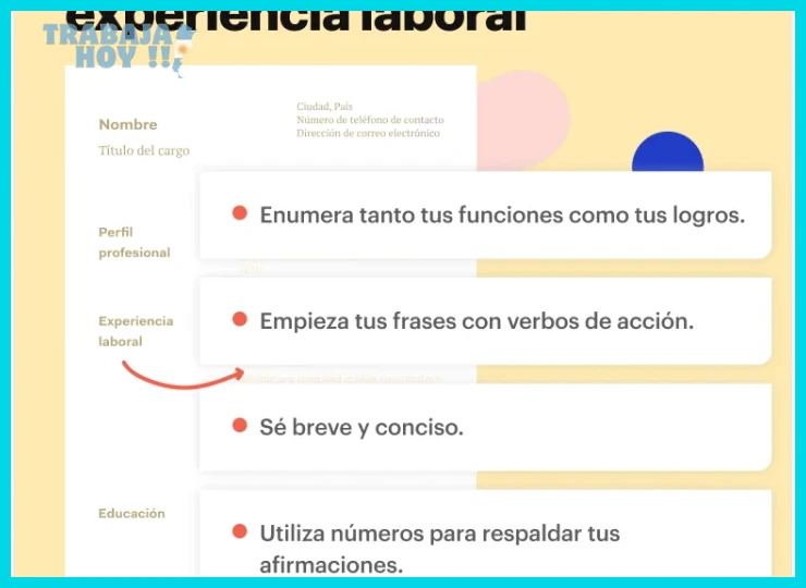 Reunir fechas exactas de inicio y fin de cada empleo